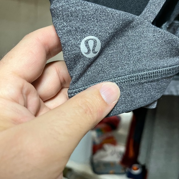 EUC Lululemon Free To Be Serene High Neck Bra, Gray Size 10 - Picture 3 of 3